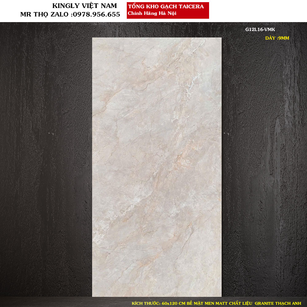 Gạch lát nền Granite Taicera 60x120 cm G12L16 Loại 1